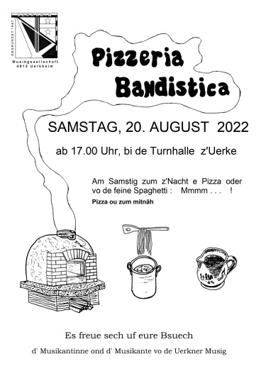 Pizzafest 20. August 2022 bei der MZH Uerkheim